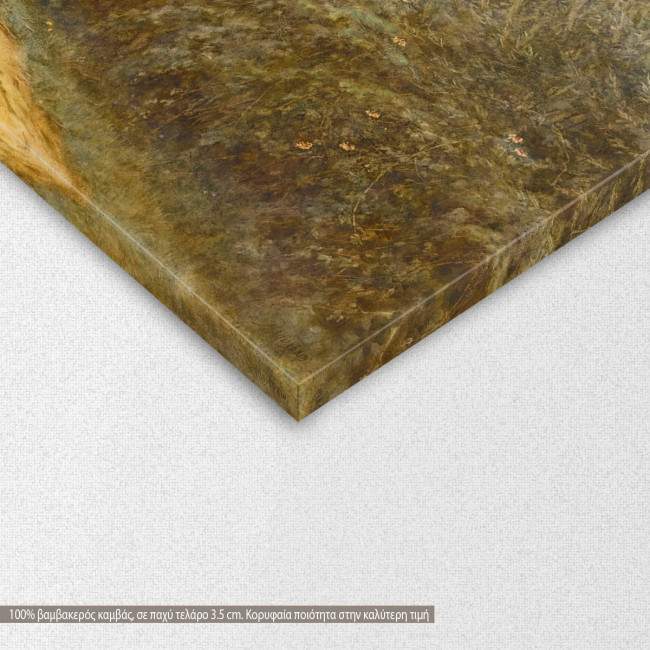 Πίνακας ζωγραφικής  The basket, Allingham H, αντίγραφο σε καμβά, λεπτομέρεια