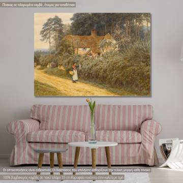 Canvas print  The basket, Allingham H