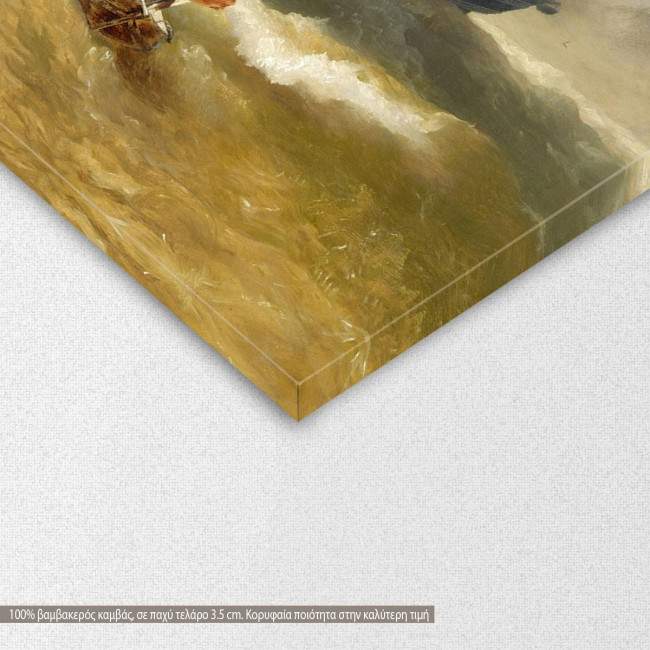 Canvas print  The fighting Temeraire, Achenbach A, detail