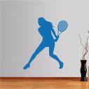 Wall stickers Woman Tennis player