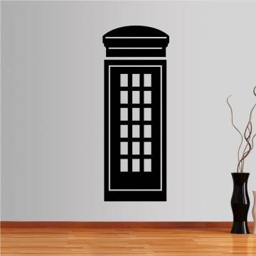 Wall stickers English phone booth