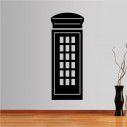 Wall stickers English phone booth