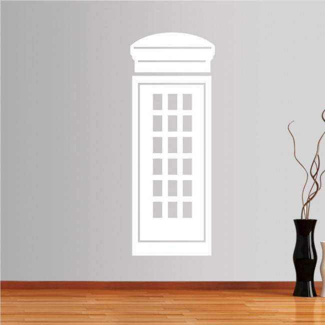 Wall stickers English phone booth