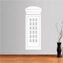 Wall stickers English phone booth