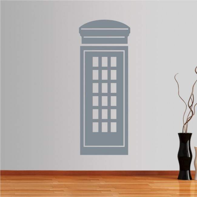 Wall stickers English phone booth