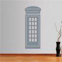 Wall stickers English phone booth
