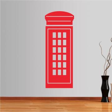 Wall stickers English phone booth