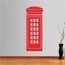 Wall stickers English phone booth