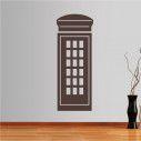 Wall stickers English phone booth