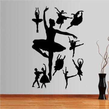 Wall stickers Ballet figure 1 