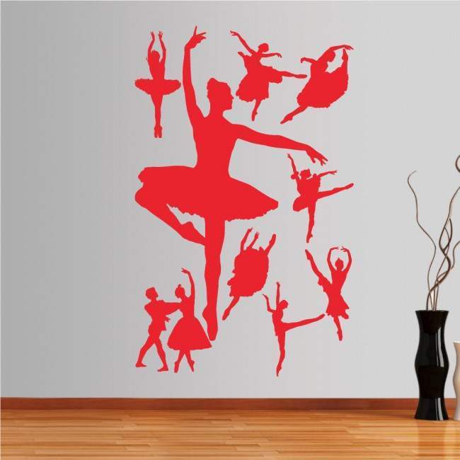 Wall stickers Ballet figure 1 
