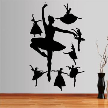 Wall stickers Ballet figure 2 
