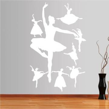 Wall stickers Ballet figure 2  2