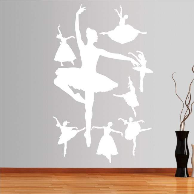 Wall stickers Ballet figure 2 