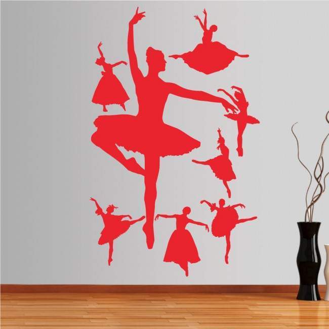Wall stickers Ballet figure 2 
