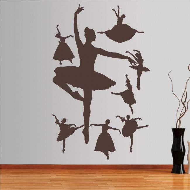 Wall stickers Ballet figure 2 