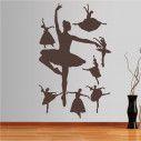 Wall stickers Ballet figure 2 