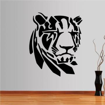 Wall stickers Tiger  (tribal lines)