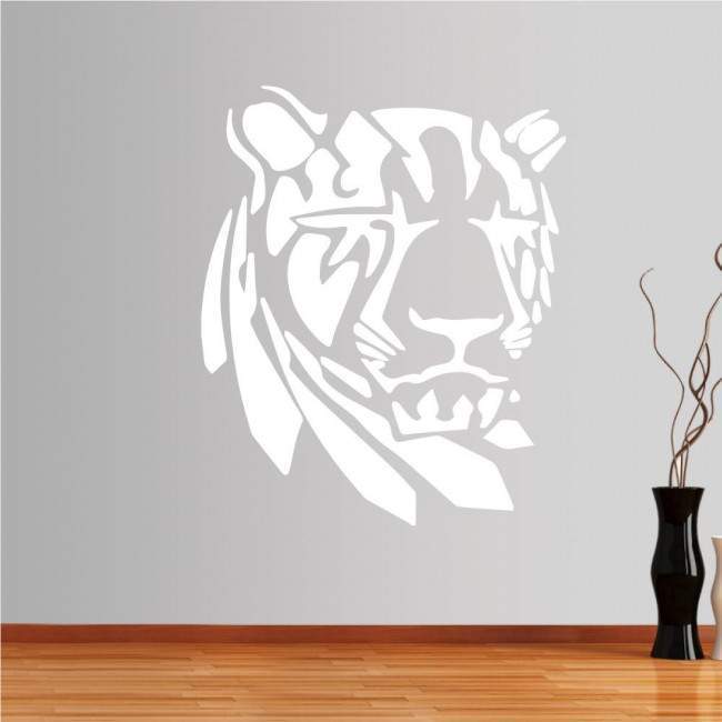 Wall stickers Tiger  (tribal lines)