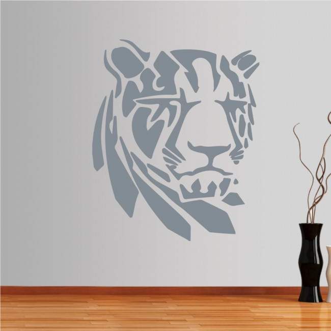 Wall stickers Tiger  (tribal lines)