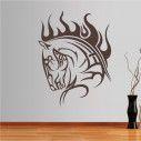 Wall stickers Horse (tribal lines)