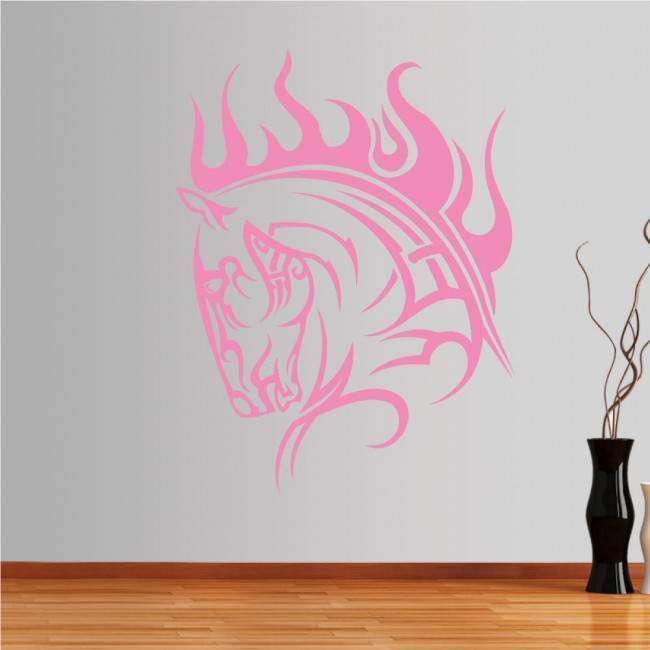 Wall stickers Horse (tribal lines)