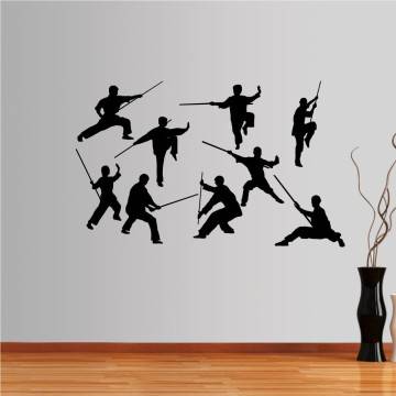 Αυτοκόλλητο τοίχου Συλλογή Kung Fu