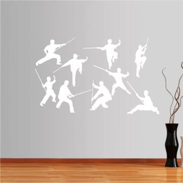 Wall stickers Kung Fu collection  2