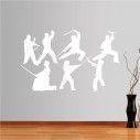 Wall stickers Collection of martial arts with weapons