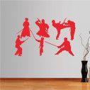 Wall stickers Collection of martial arts with weapons 2