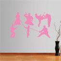 Wall stickers Collection of martial arts with weapons 2