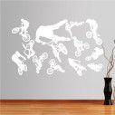 Wall stickers BMX