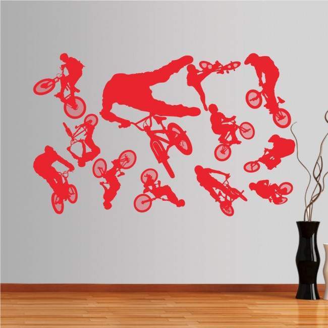 Wall stickers BMX