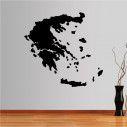 Wall stickers Map of Greece 