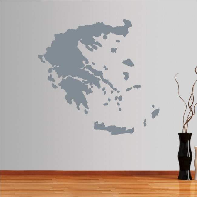 Wall stickers Map of Greece 