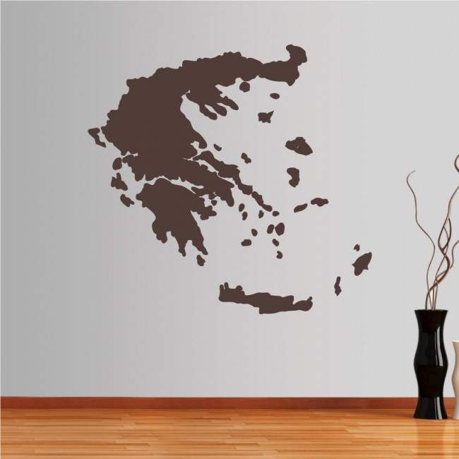 Wall stickers Map of Greece 