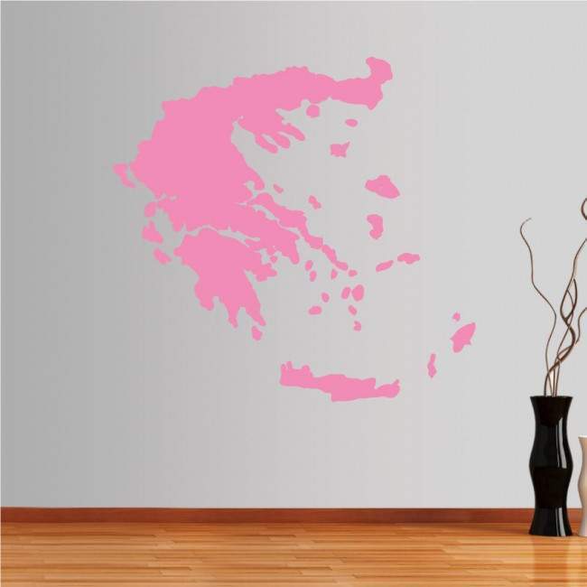 Wall stickers Map of Greece 