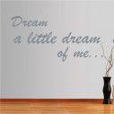 Wall stickers phrases. Dreams...
