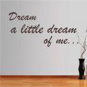 Wall stickers phrases. Dreams...