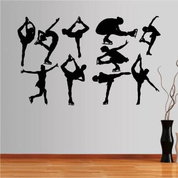 Wall stickers Ice skating figures