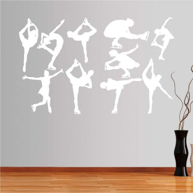 Wall stickers Ice skating figures