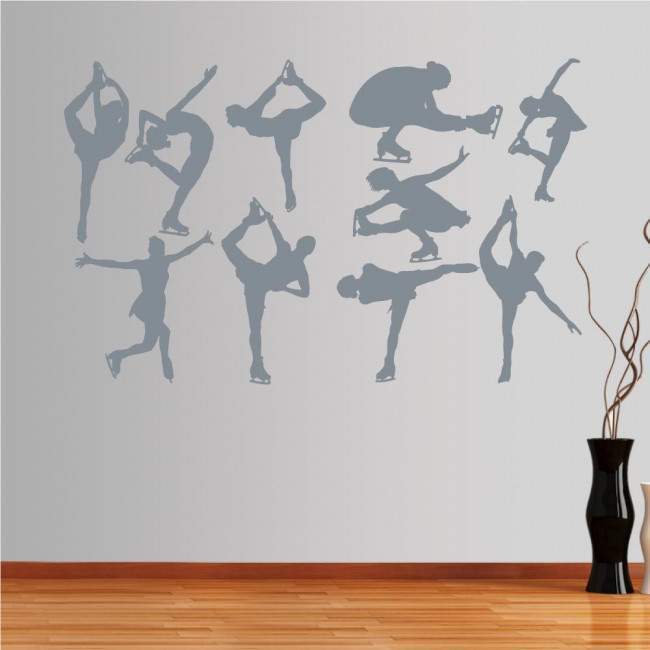 Wall stickers Ice skating figures