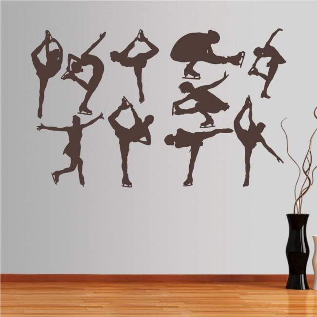 Wall stickers Ice skating figures
