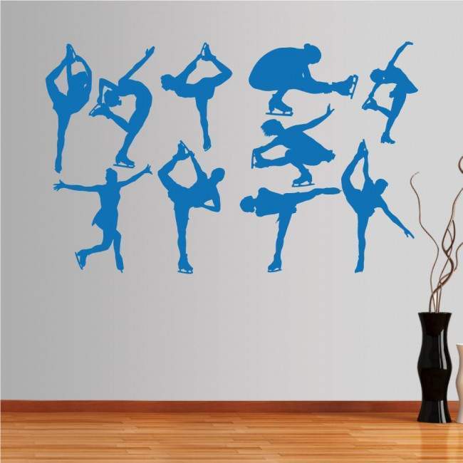 Wall stickers Ice skating figures