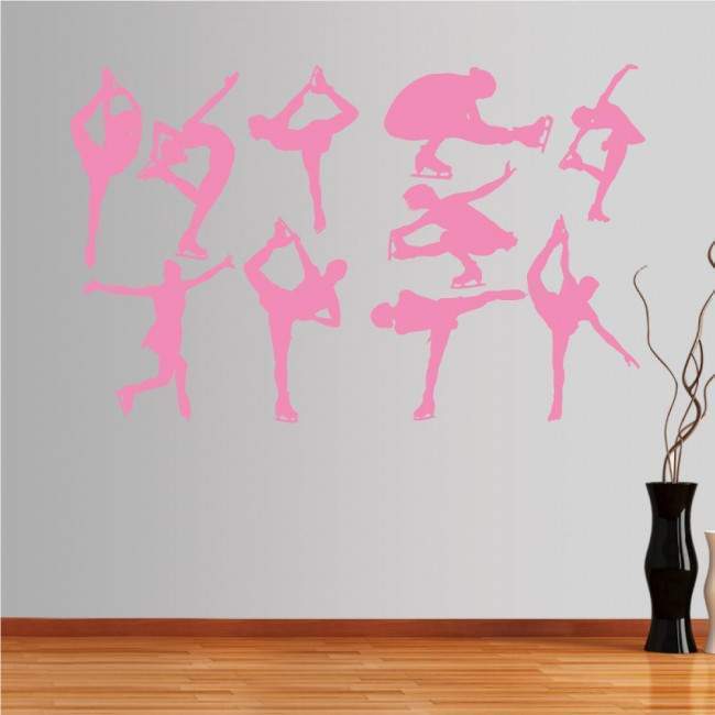Wall stickers Ice skating figures