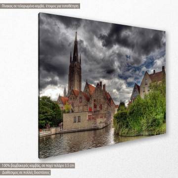 Canvas print Medieval village 2