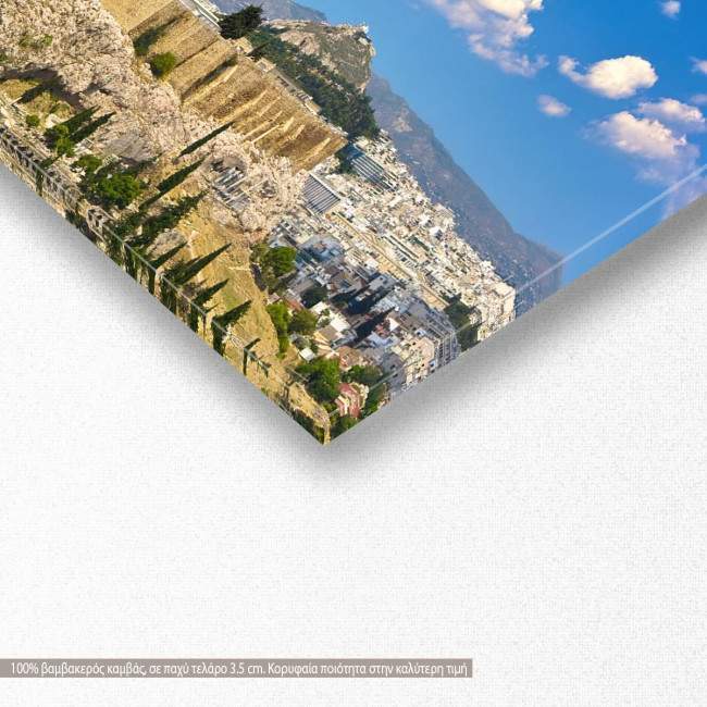 Canvas print Parthenon, panoramic, detail