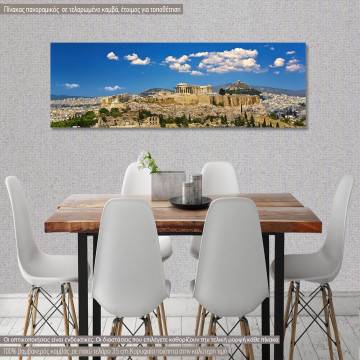 Canvas print Parthenon, panoramic