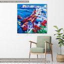 Canvas print Greek island landscape II