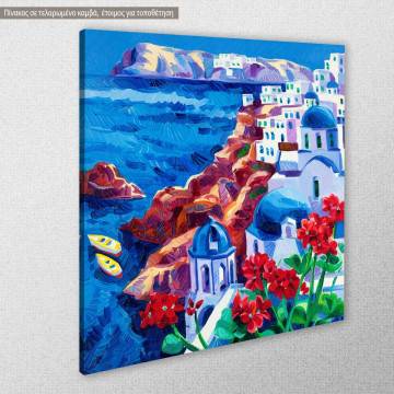 Canvas print Greek island landscape II 2